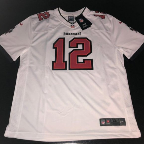 Youth Tampa Bay Buccaneers Tom Brady White Jersey